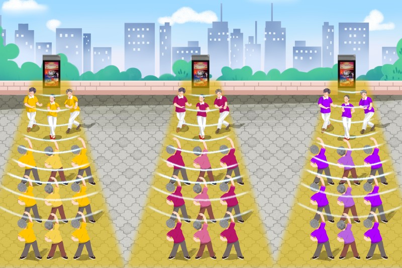 廣場(chǎng)舞使用定向音箱