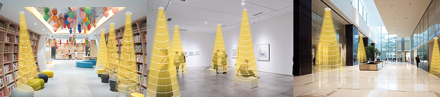 定向吸頂喇叭聚音寶R應用場景示例