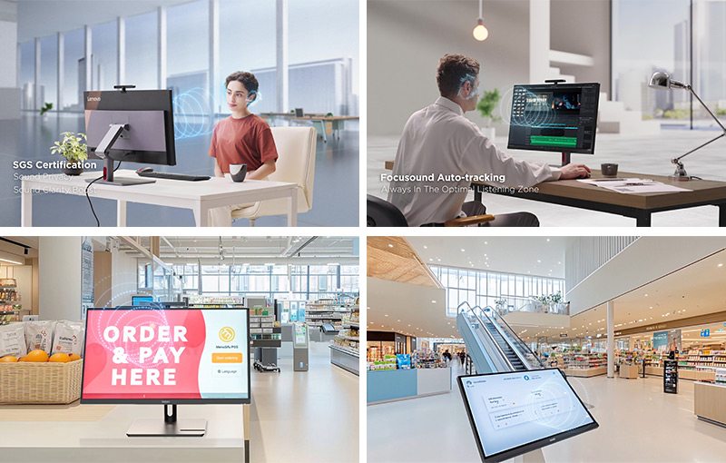 搭載清聽聲學(xué)定向音響聚音屏技術(shù)的聯(lián)想M90a Pro Gen6的多元場景應(yīng)用