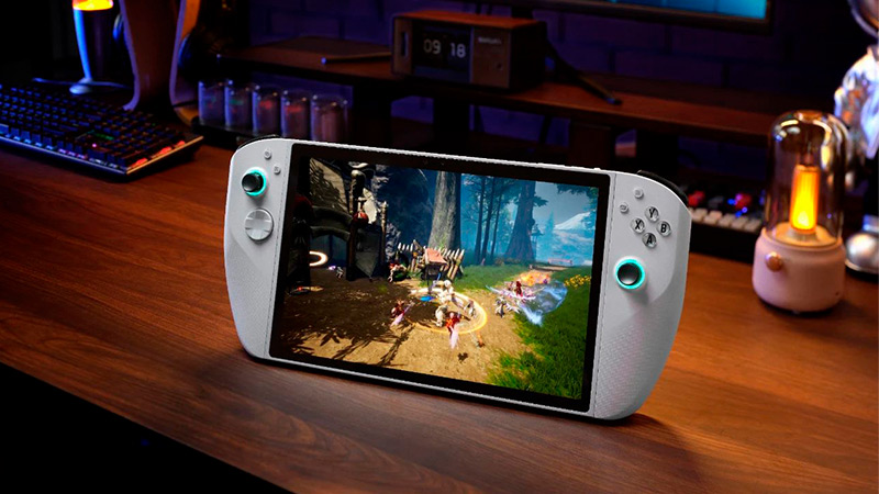 搭載聚音屏技術的騰訊游戲裸眼3D游戲掌機