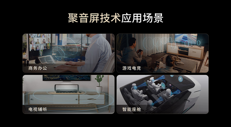 清聽聲學聚音屏技術(shù)應用場景