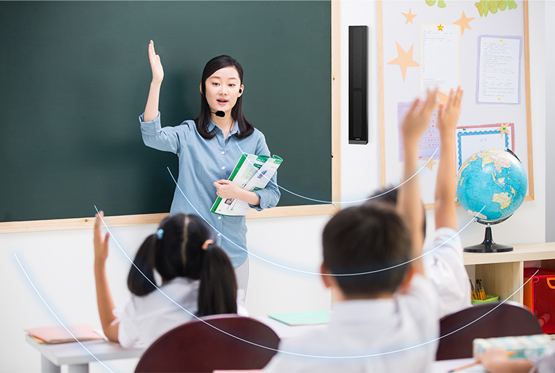 教室擴(kuò)聲用什么音箱好？清聽聲學(xué)教室均衡聲場系統(tǒng)