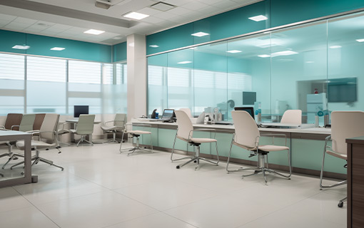 銀行柜臺(tái)集成定向音響,音區(qū)獨(dú)立,確保私密性